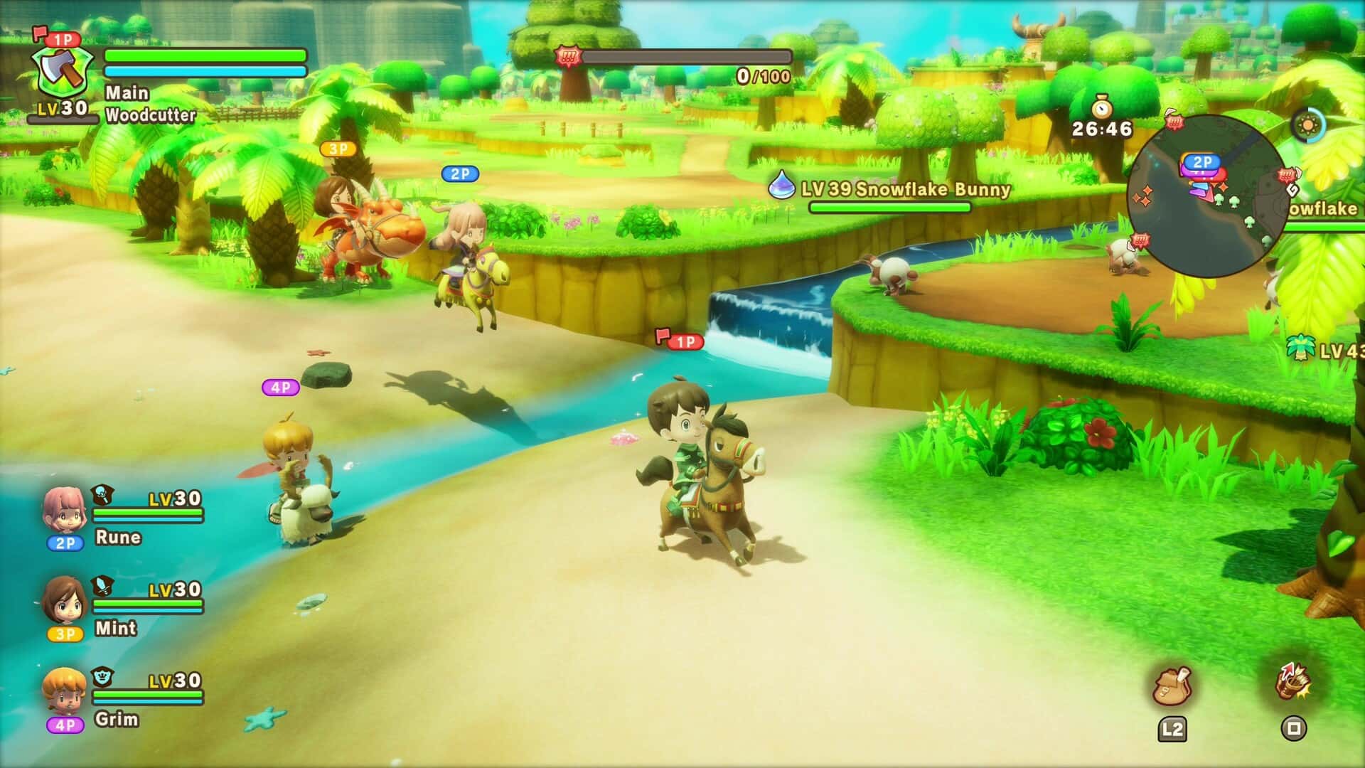 幻想生活ｉ 转圈圈的龙和偷取时间的少女 FANTASY LIFE i The Girl Who Steals Time 中文版全息投影